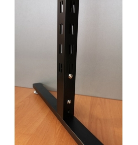Опора для стойки Bazis 40*20*640 мм SL009BS BLACK