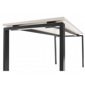 Стол NT 120x70 белое дерево/антрацит
